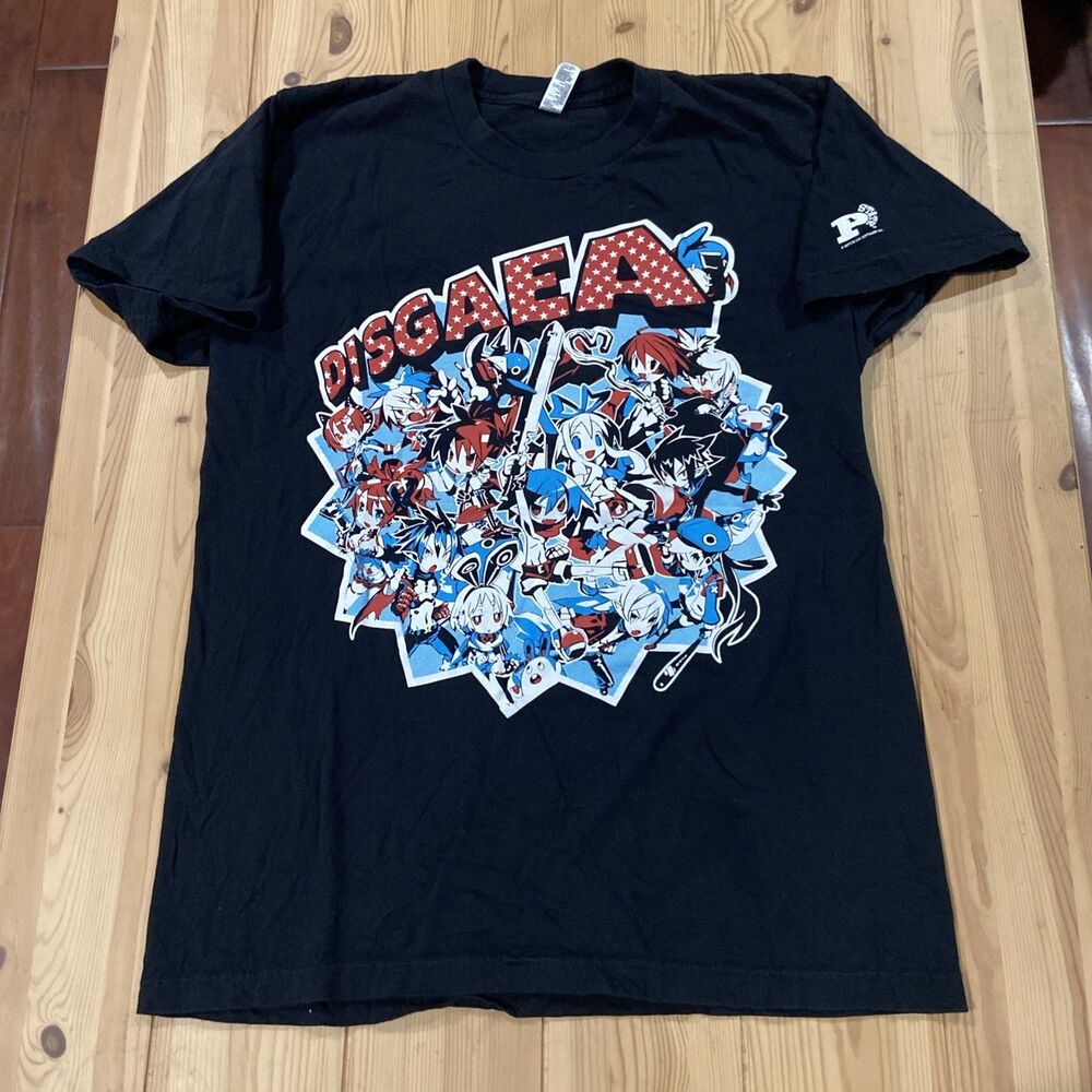 Video Game Disgaea Playstation PC T Shirt Character Cast Shirt Medium